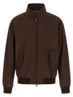 Brown Mock Collar Jacket 1