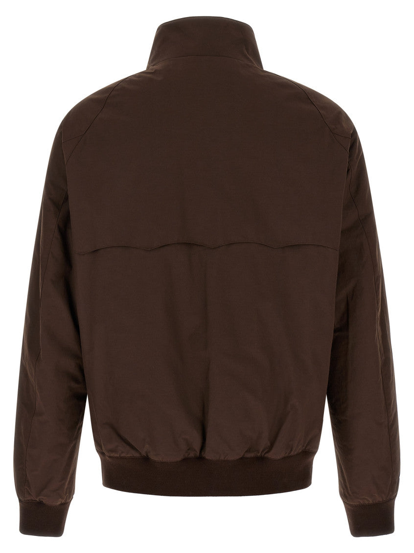 Brown Mock Collar Jacket 2