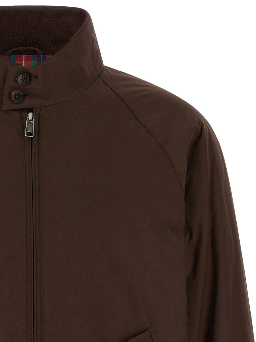 Brown Mock Collar Jacket 3