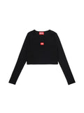Girls Black Logo T-Shirt 1