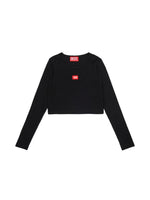 Girls Black Logo T-Shirt 1