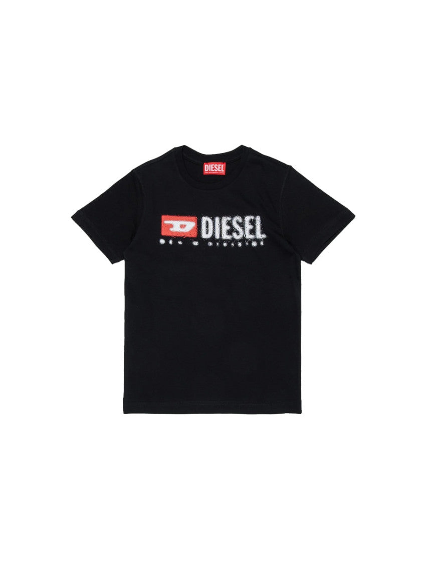 Boys Black Logo T-Shirt 1