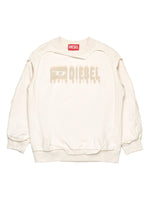 Boys Beige Logo Sweatshirt 1