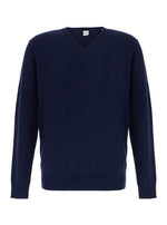 Blue V Neck Sweater 1