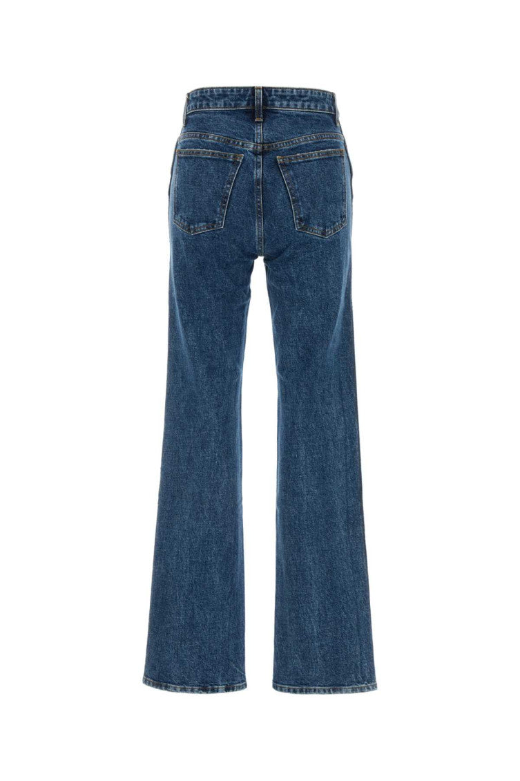 Blue Bootcut High Rise Jeans 2