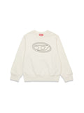 Boys White Logo Sweatshirt 1