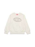 Boys White Logo Sweatshirt 1