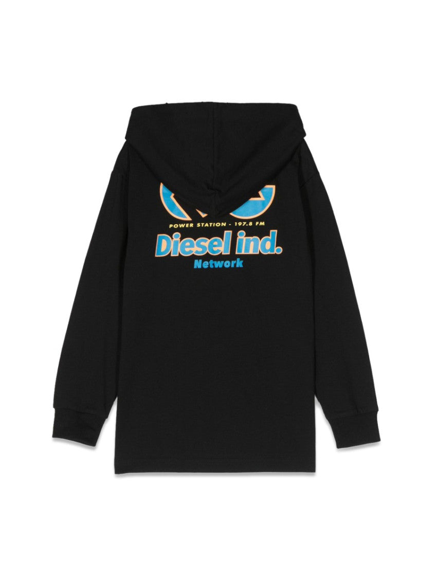 Boys Black Logo Hoodie 2