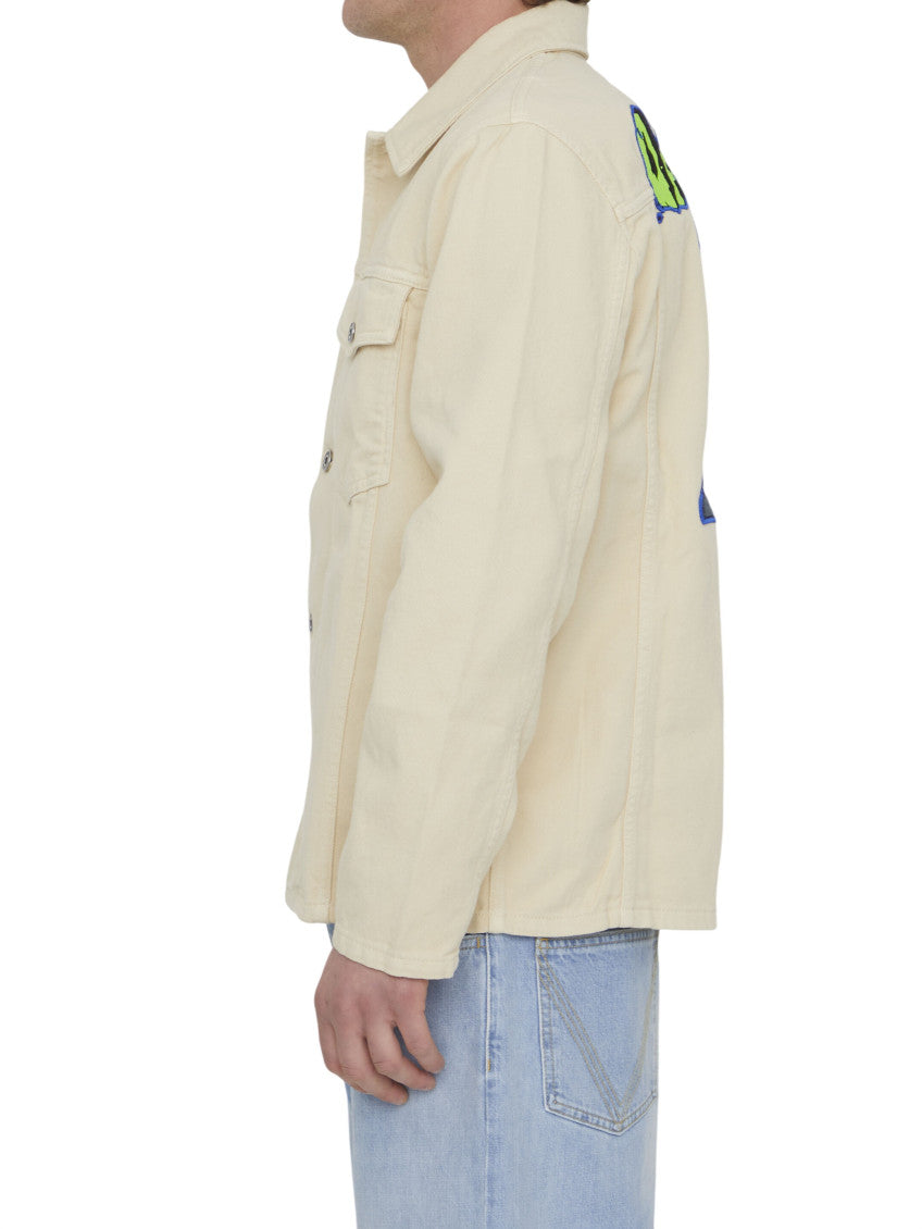 Light Beige Denim Shirt 2