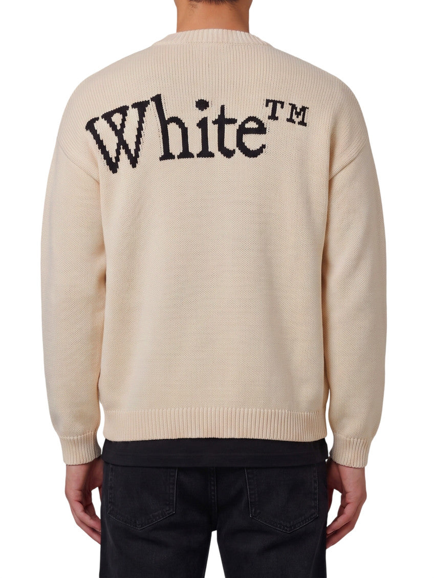 Off White Crew Neck Sweater 2