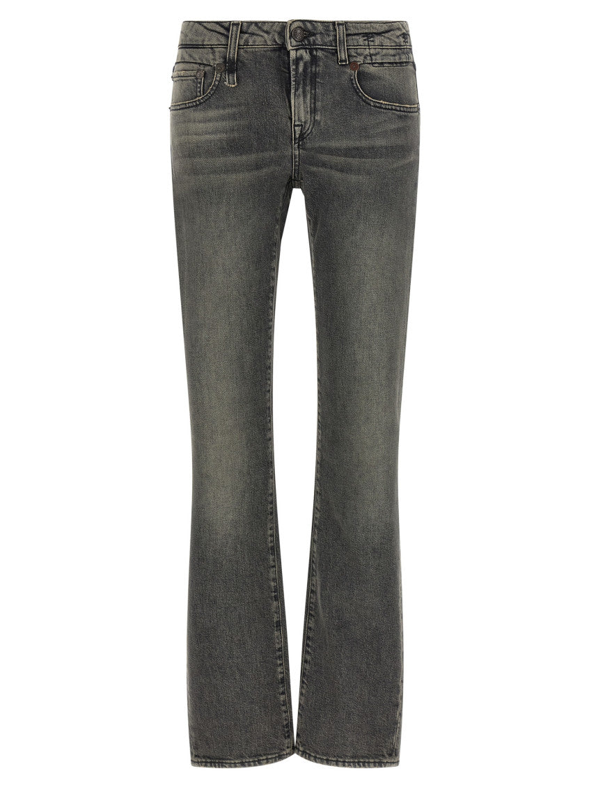 Black Slim Low Rise Jeans 1