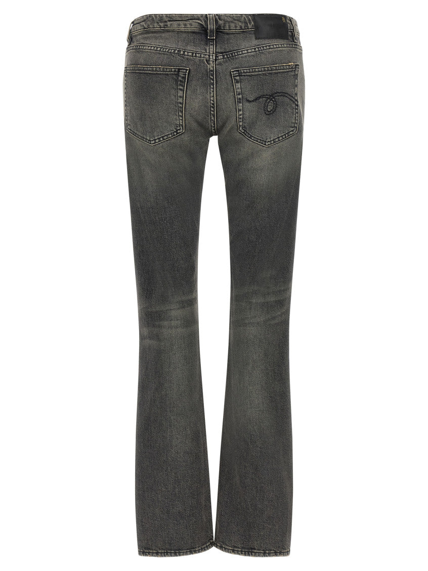 Black Slim Low Rise Jeans 2