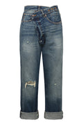 Blue Relaxed High Rise Jeans 1