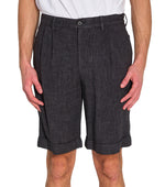 Dark Grey Solid Shorts 1