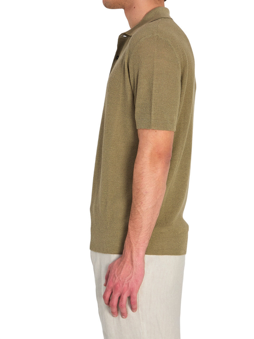 Green Shirt Collar Polo 2