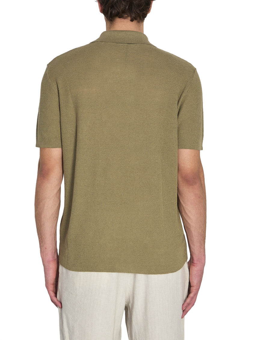 Green Shirt Collar Polo 3