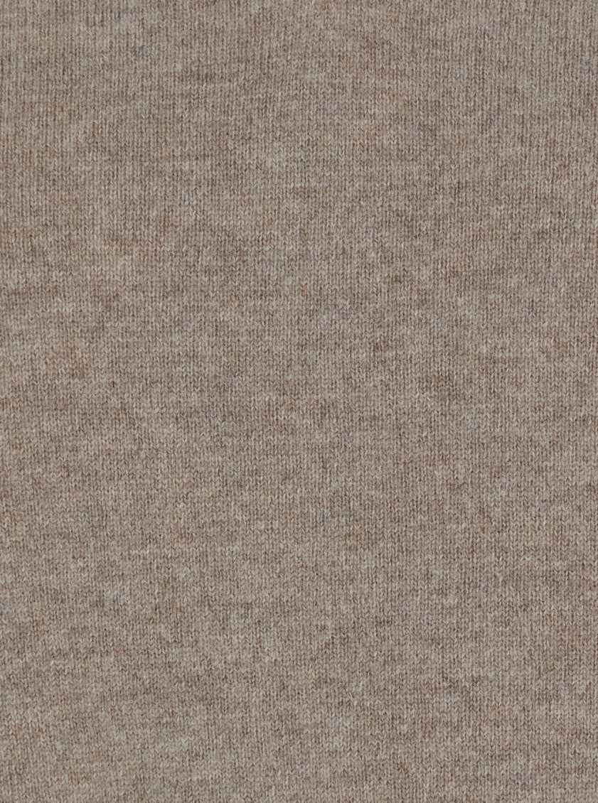 Beige V Neck Sweater 3