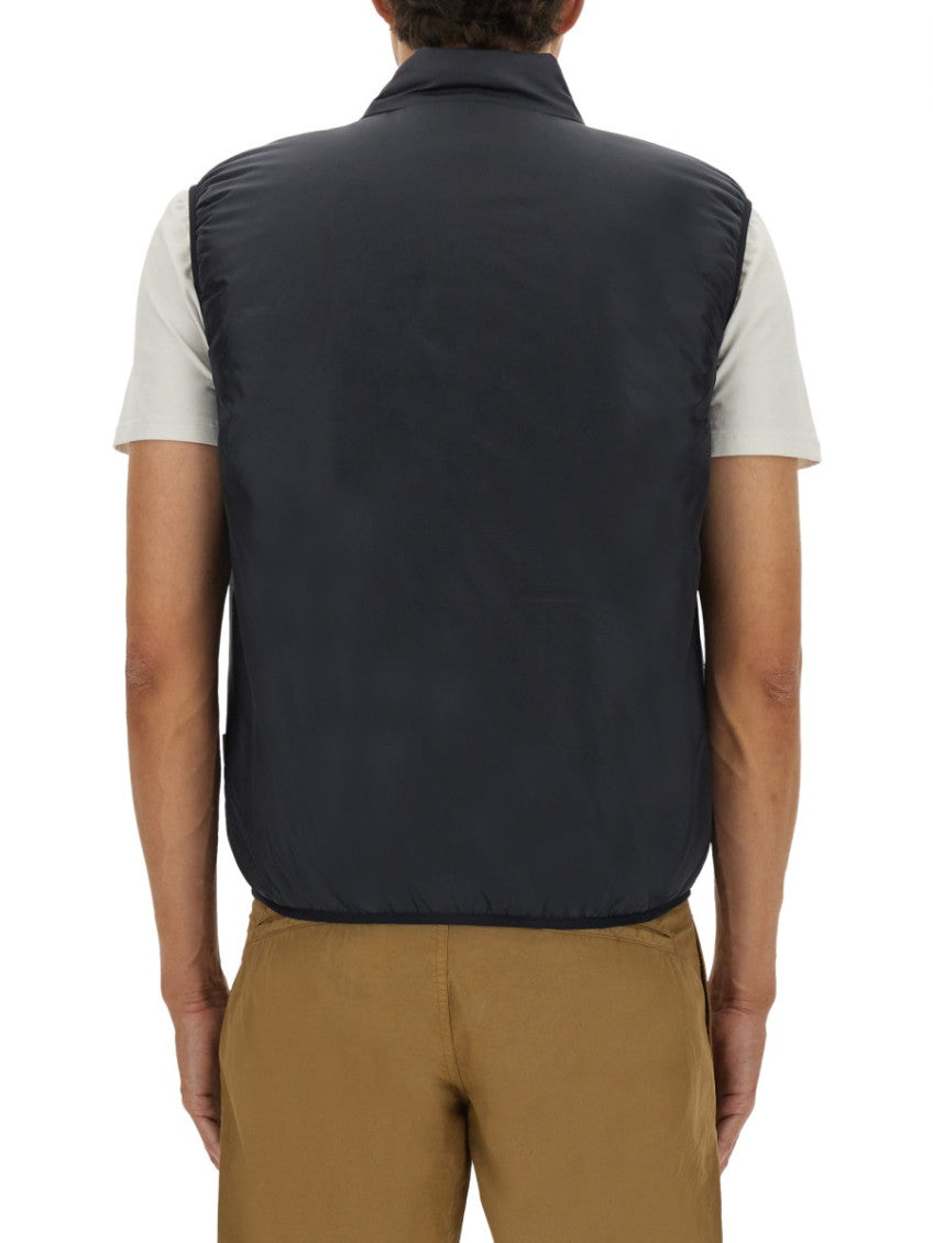 Blue Regular Sleeveless Jacket 2