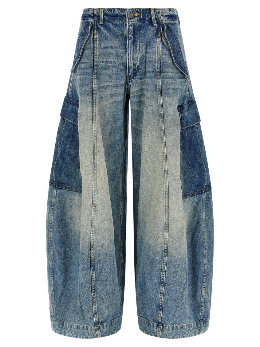 Blue Oversized High Rise Jeans 1