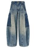 Blue Oversized High Rise Jeans 1