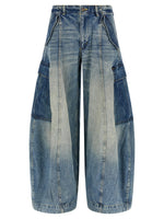 Blue Oversized High Rise Jeans 1