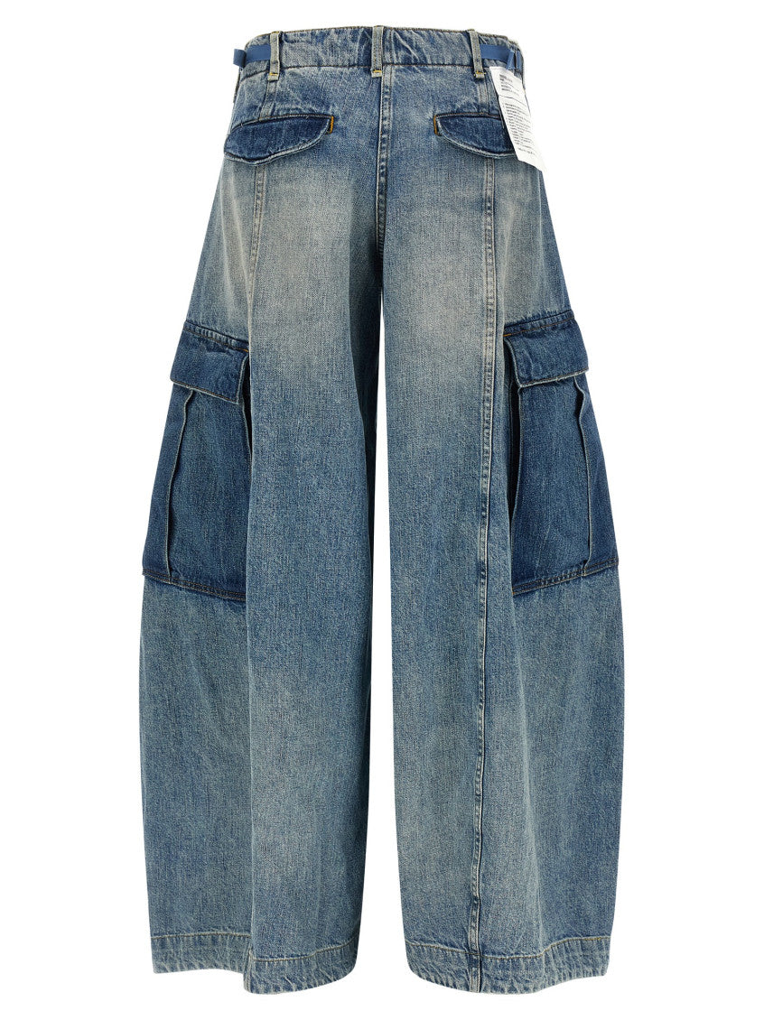 Blue Oversized High Rise Jeans 2