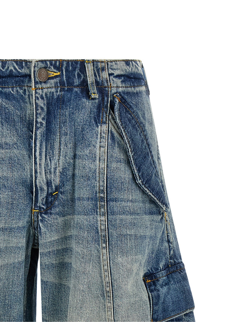 Blue Oversized High Rise Jeans 3
