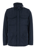 Blue Mock Collar Jacket 1
