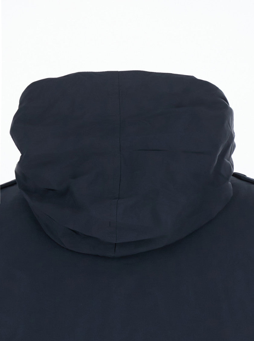 Blue Mock Collar Jacket 4