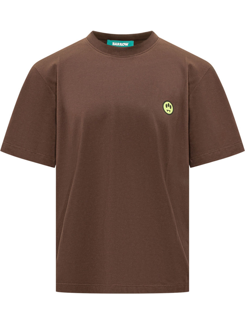 Brown Crew Neck T-Shirt 1