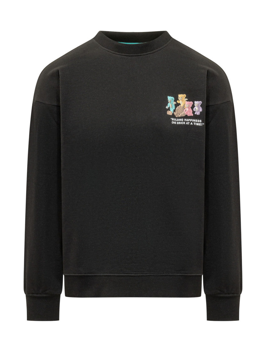 Black Crew Neck Sweatshirt 1