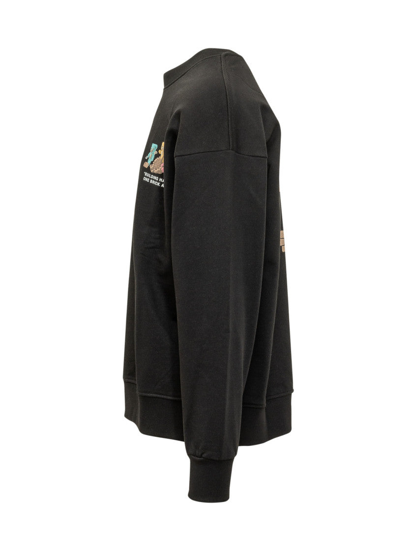 Black Crew Neck Sweatshirt 3
