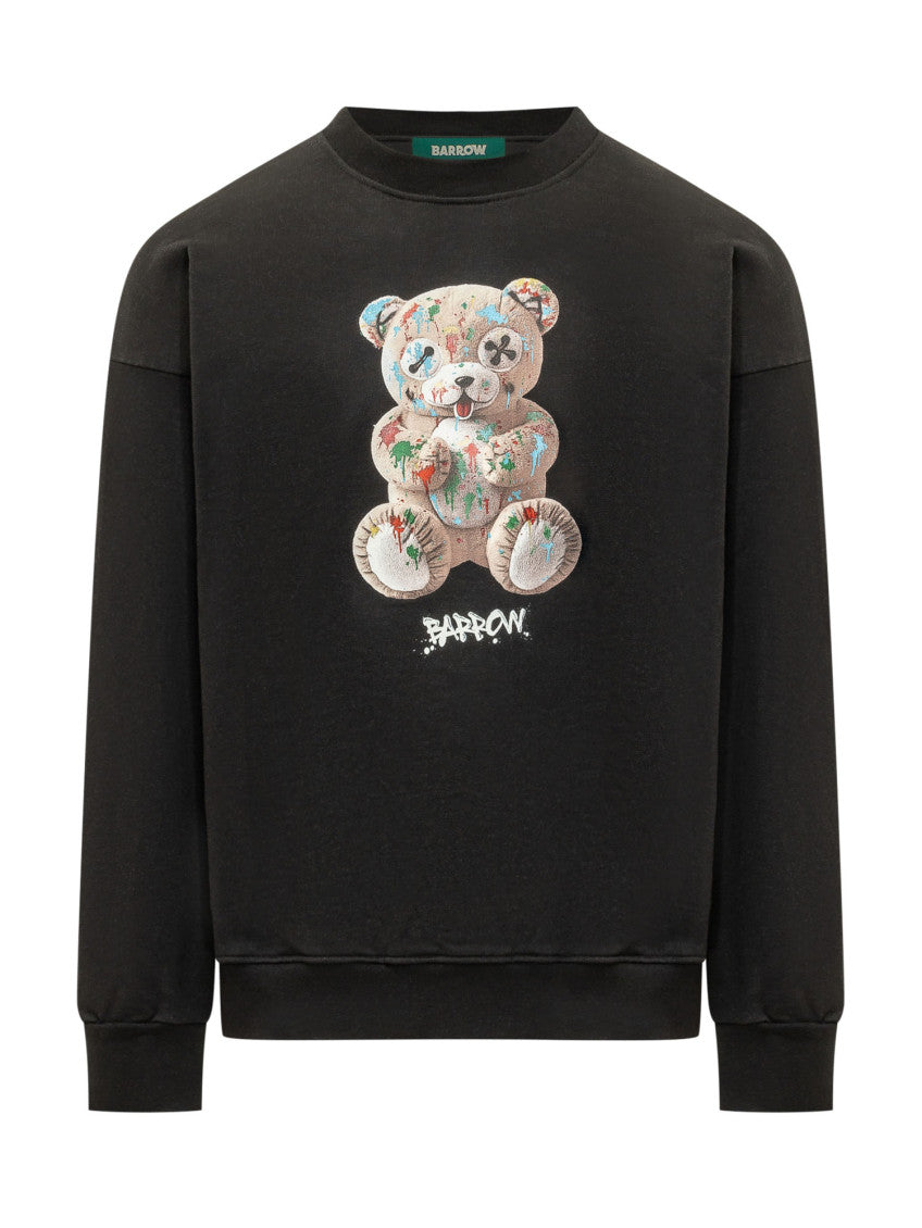 Black Crew Neck Sweatshirt 1