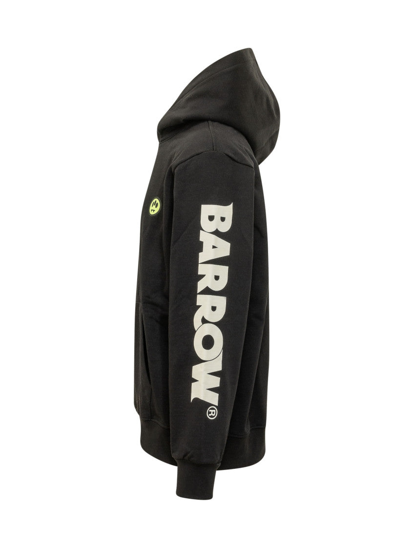 Black Logo Regular Hoodie 3