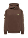Brown Logo Regular Hoodie 1