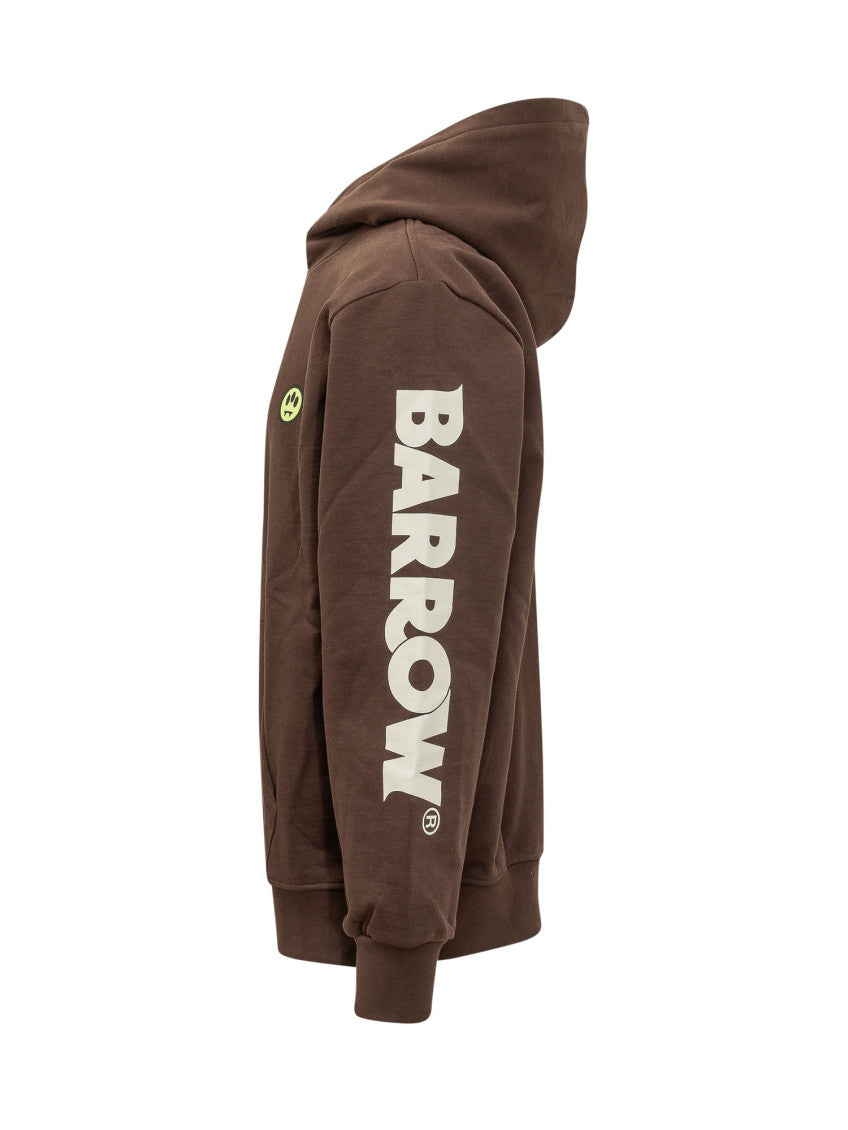 Brown Logo Regular Hoodie 3