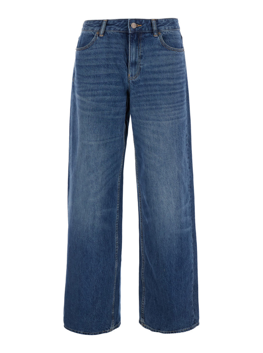 Blue Regular High Rise Jeans 1