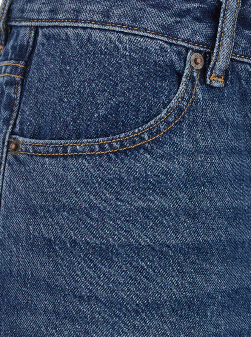 Blue Regular High Rise Jeans 3