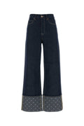 Blue Straight High Rise Jeans 1