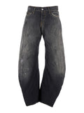 Black Loose High Rise Jeans 1