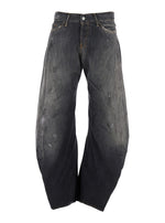 Black Loose High Rise Jeans 1