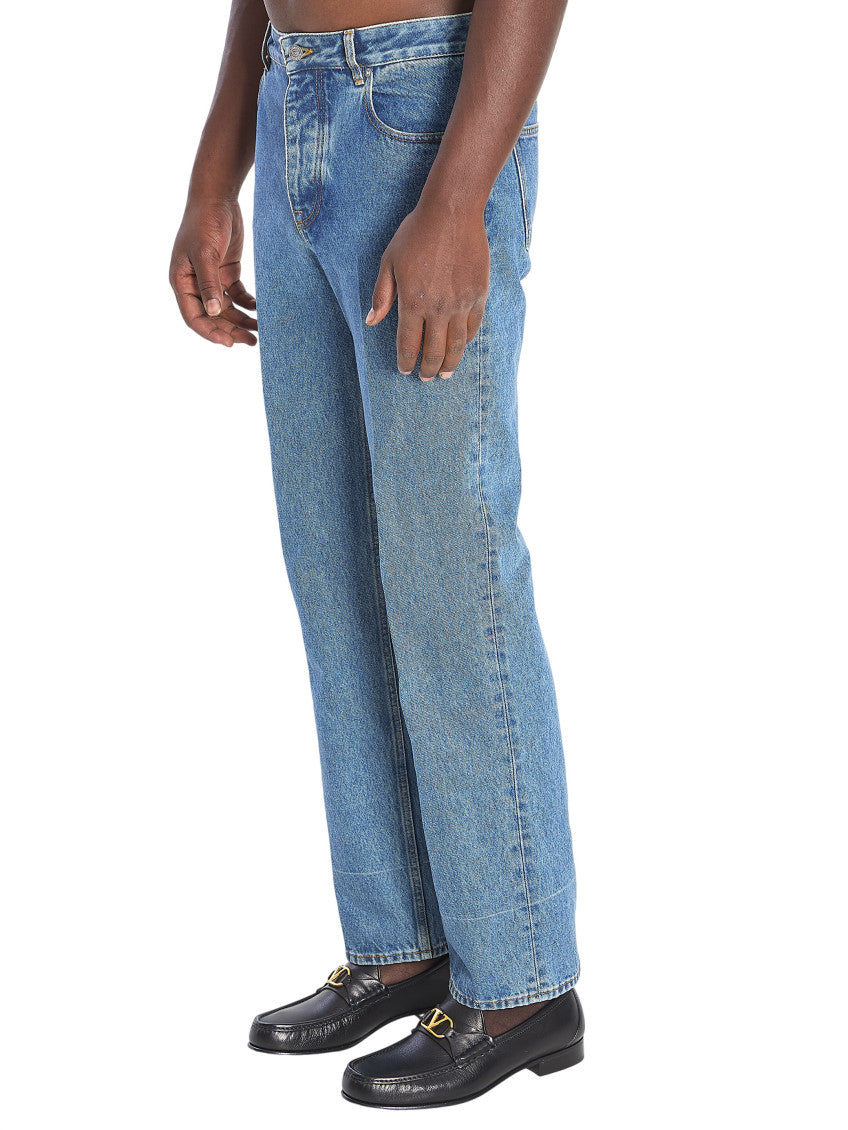 Blue Regular Mid Rise Jeans 2