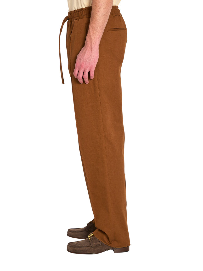 Brown Straight Trousers 2