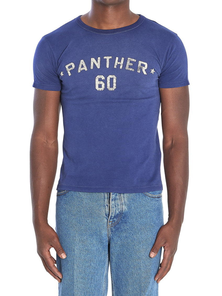 Blue Slim Printed T-Shirt 1
