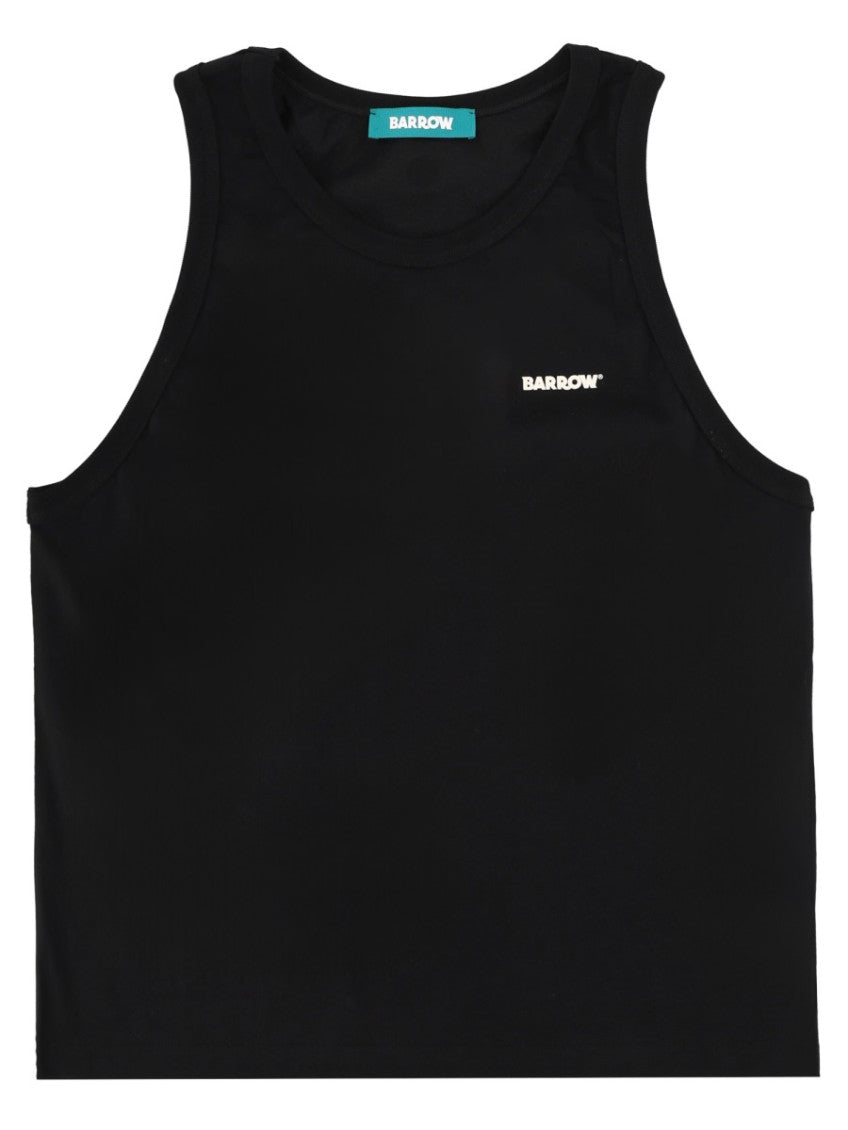 Black Logo Tank Top 1