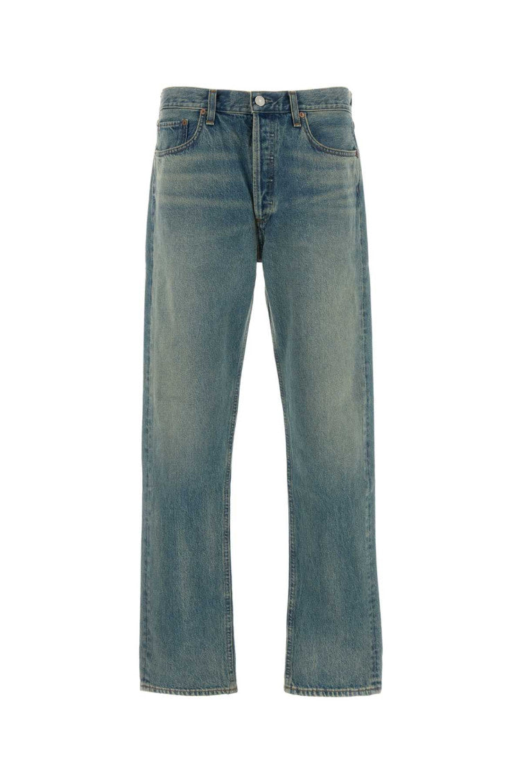 Light Blue Straight Jeans 1