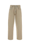 Beige Mid Rise Jeans 1