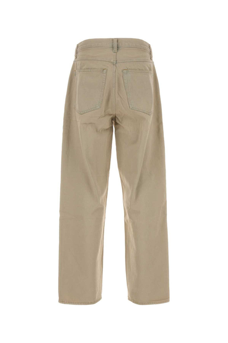 Beige Mid Rise Jeans 2