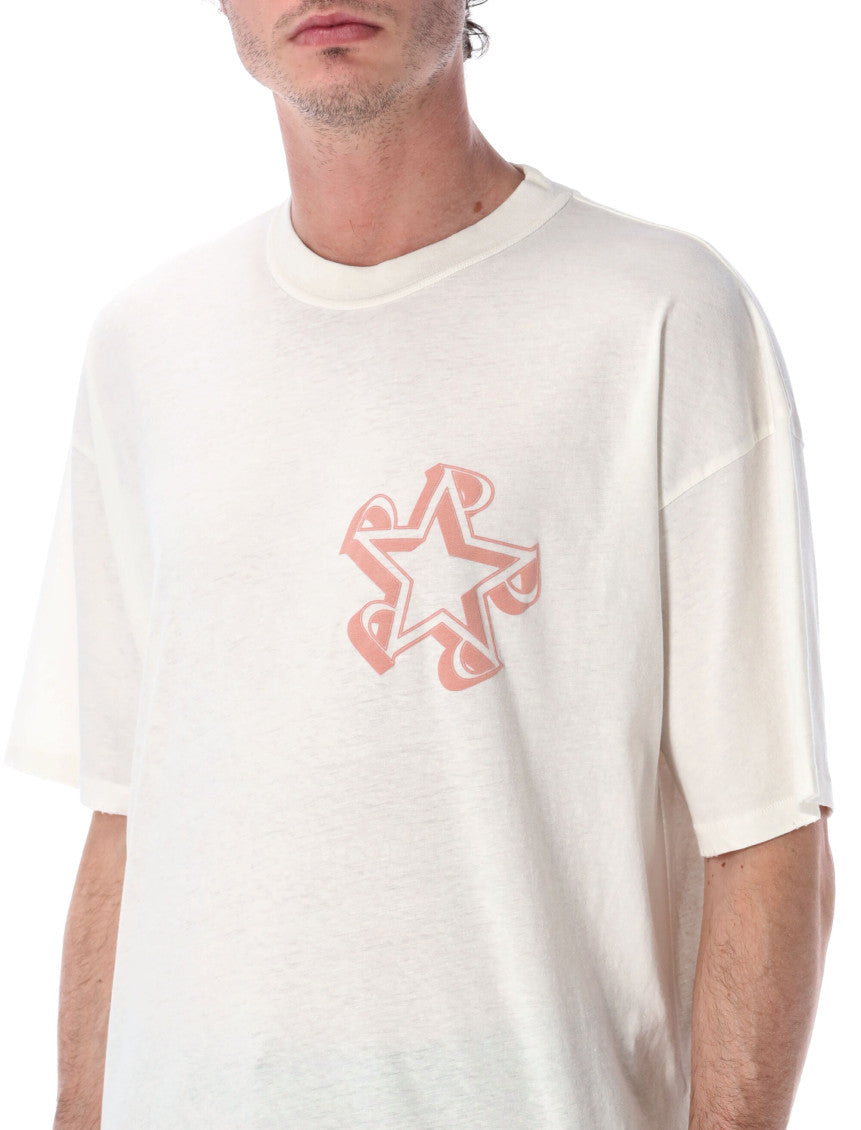 White Crew Neck T-Shirt 3