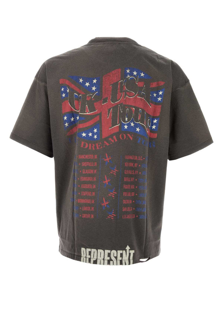Grey Crew Neck T-Shirt 2